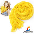 24 Colors Scarves Women's Girls Ladies Scarf Soft Fringes Solid Scarf Hottest Cotton Voile Warm Soft Silk Scarf Shawl cape Scarf